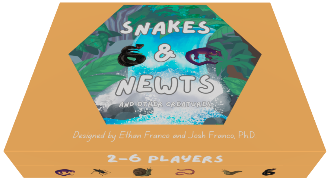 Snakes and Newts board game box
